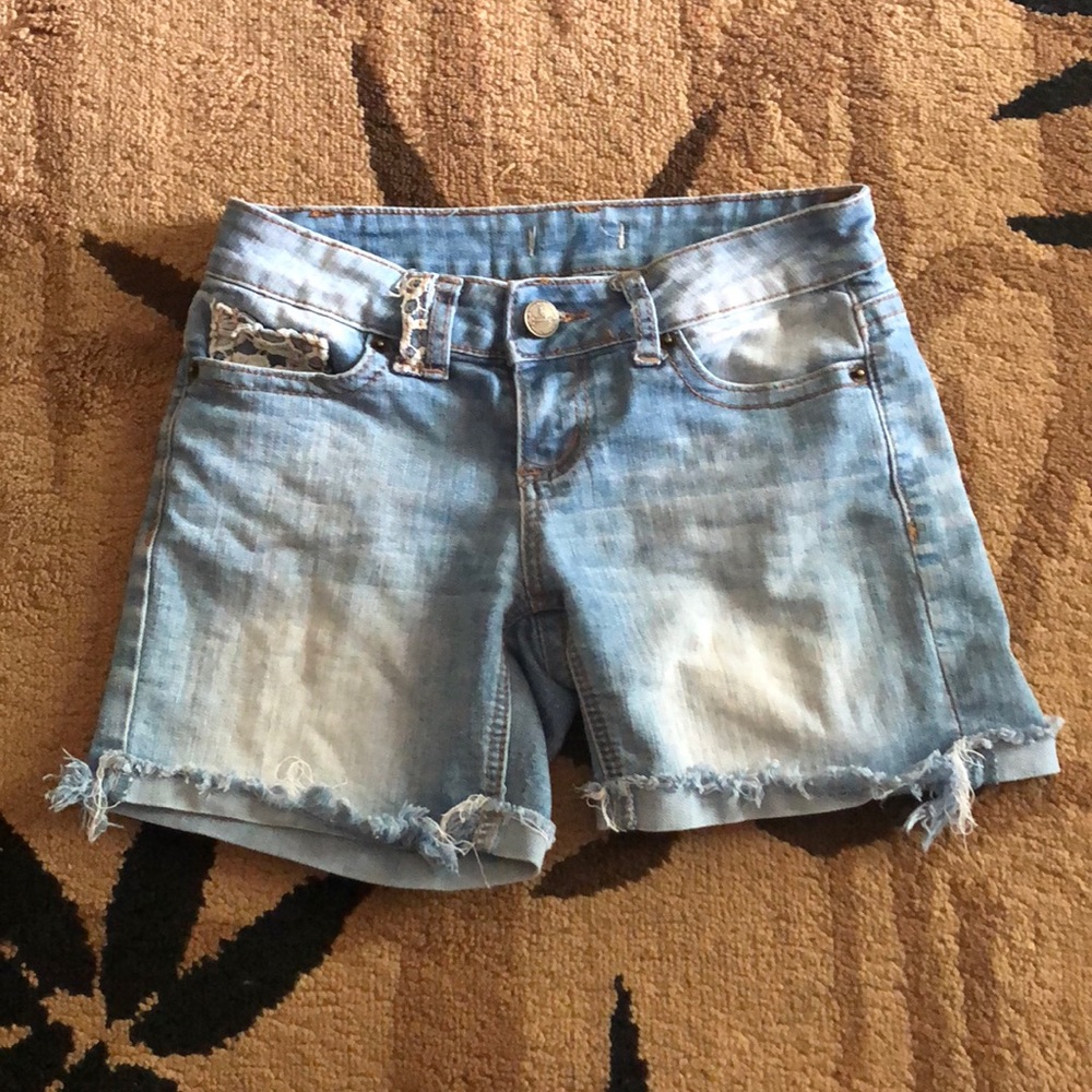 Denim shorts